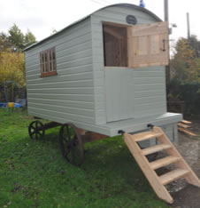 New shepherd hut